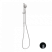 Душевой гарнитур со штангой, Lotis, цвет: никель