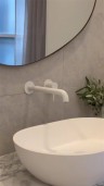 Смеситель для раковины Lotis Mone 1002MW встраиваемый, цвет matte white
