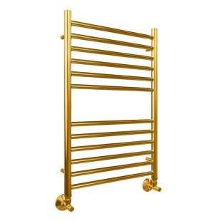 Полотенцесушитель водяной Lotis Mone 50х80 см, цвет gold