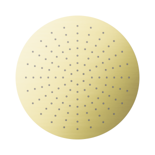 Верхний душ Lotis Mone 1070BB D30см, цвет brushed brass