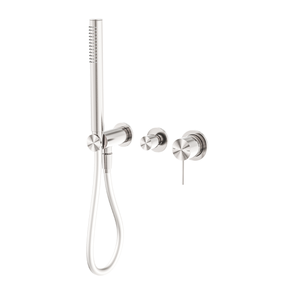 Смеситель для душа, с ручным душем, скрытый, Lotis, цвет: никель