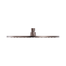 Верхний душ Lotis Mone 1070CB D30см, цвет copper brushed