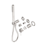 Смеситель для душа Lotis Mone 1012BN встраиваемый с ручным душем, цвет brushed nickel