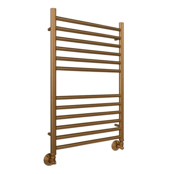 Полотенцесушитель водяной Lotis Mone 50х80 см, цвет brass