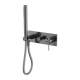 Смеситель для душа, с ручным душем, скрытый, Lotis, цвет: оружейный металл