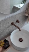 Смеситель для раковины Lotis Mone 1002CB встраиваемый, цвет copper brushed