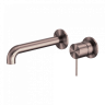 Смеситель для раковины Lotis Mone 1002CB встраиваемый, цвет copper brushed