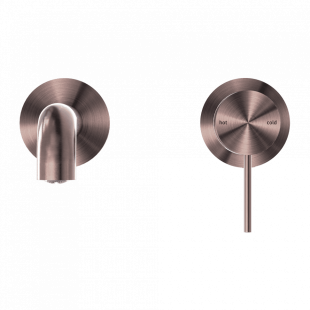 Смеситель для раковины Lotis Mone 1002CB встраиваемый, цвет copper brushed