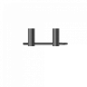Держатель для туалетной бумаги Lotis Mone 1081BMB 160мм, цвет black metal brass
