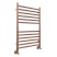 Полотенцесушитель водяной Lotis Mone 50х80 см, цвет copper brushed