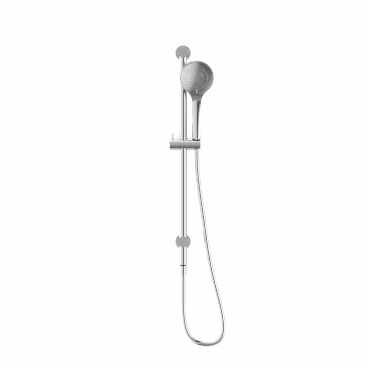 Душевой гарнитур со штангой, Lotis, цвет: хром