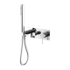 Смеситель для душа, с ручным душем, скрытый, Lotis, цвет: хром