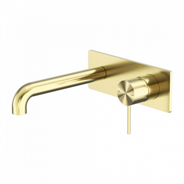 Смеситель для раковины, скрытый, Lotis, цвет: золото