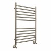 Полотенцесушитель водяной Lotis Mone 50х80 см, цвет brushed nickel