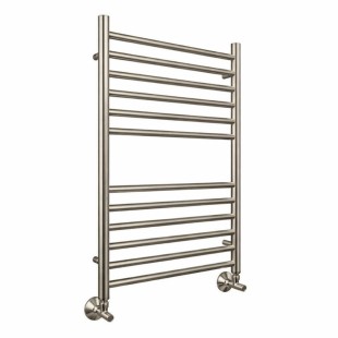 Полотенцесушитель водяной Lotis Mone 50х80 см, цвет brushed nickel