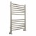 Полотенцесушитель водяной Lotis Mone 50х80 см, цвет brushed nickel