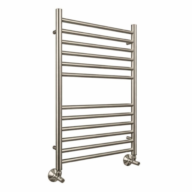 Полотенцесушитель водяной Lotis Mone 50х80 см, цвет brushed nickel