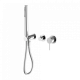 Смеситель для душа, с ручным душем, скрытый, Lotis, цвет: хром