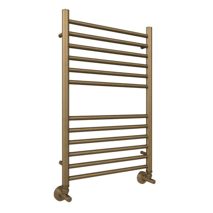 Полотенцесушитель водяной Lotis Mone 50х80 см, цвет brushed bronze