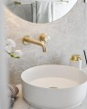 Смеситель для раковины Lotis Mone 1002BB встраиваемый, цвет brushed brass