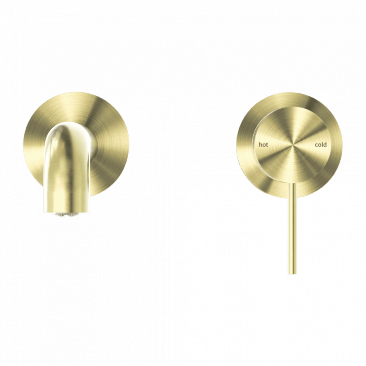 Смеситель для раковины Lotis Mone 1002BB встраиваемый, цвет brushed brass