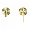 Смеситель для раковины Lotis Mone 1002BB встраиваемый, цвет brushed brass
