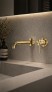 Смеситель для раковины Lotis Mone 1002BB встраиваемый, цвет brushed brass