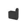 Крючок настенный Lotis Gris 1083MB, цвет matte black