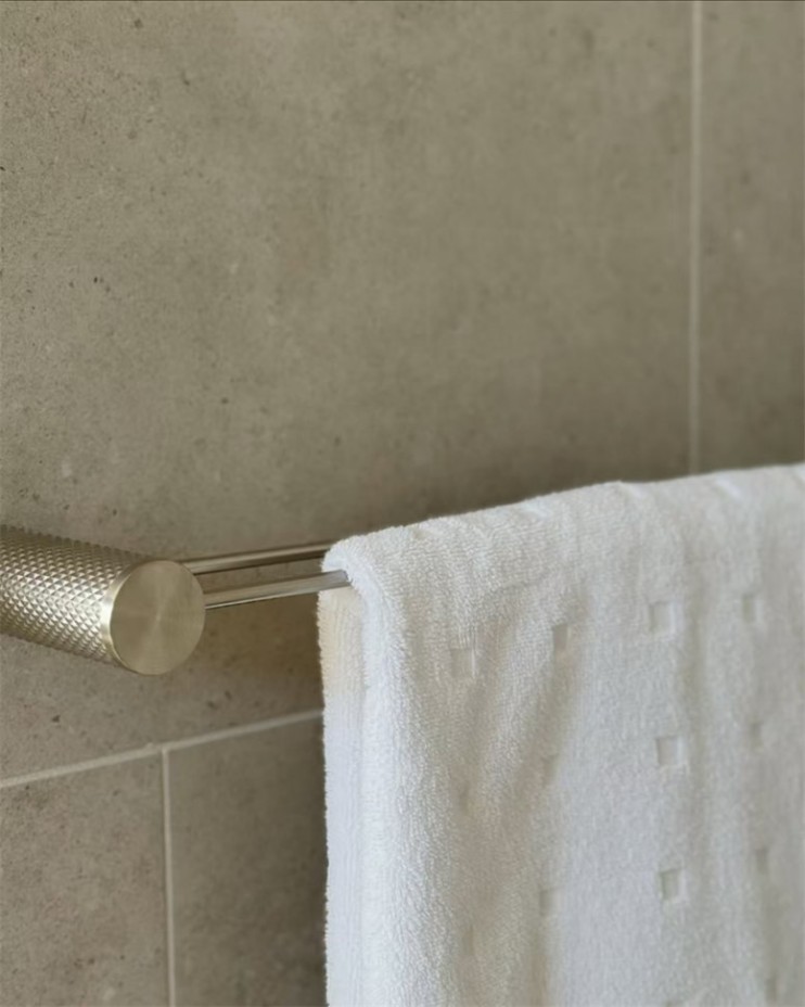 Полотенцедержатель, двойной, Lotis, цвет: золото