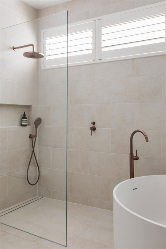 Душевой гарнитур Lotis Santi 1024CB, цвет copper brushed