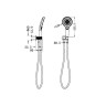 Душевой гарнитур Lotis Santi 1024CB, цвет copper brushed