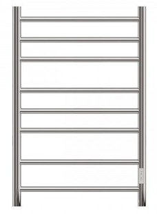 Полотенцесушитель, электрический, Аврора П8 500x800 диммер справа, Lotis, цвет: хром