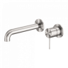 Смеситель для раковины Lotis Mone 1002BN встраиваемый, цвет brushed nickel