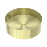 Раковина накладная Lotis Santi 1085BB 400мм круглая, цвет brushed brass