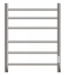 Полотенцесушитель, электрический, Аврора П8 500x600 диммер справа, Lotis, цвет: хром