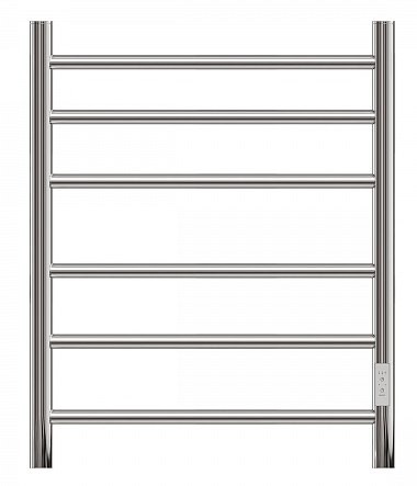 Полотенцесушитель, электрический, Аврора П8 500x600 диммер справа, Lotis, цвет: хром
