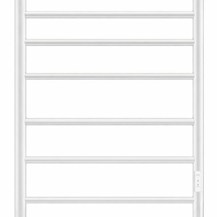 Полотенцесушитель, электрический, Аврора П8 500x600 диммер справа, Lotis, цвет: белый