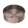 Раковина накладная Lotis Santi 1085CB 400мм круглая, цвет copper brushed
