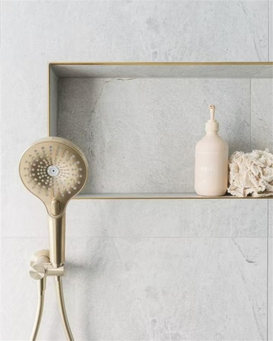 Душевой гарнитур Lotis Santi 1024BB, цвет brushed brass