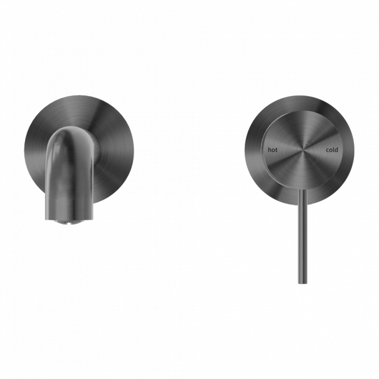 Смеситель для раковины, скрытый, Lotis, цвет: оружейный металл