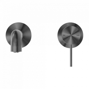 Смеситель для раковины Lotis Mone 1002BMB встраиваемый, цвет black metal brass