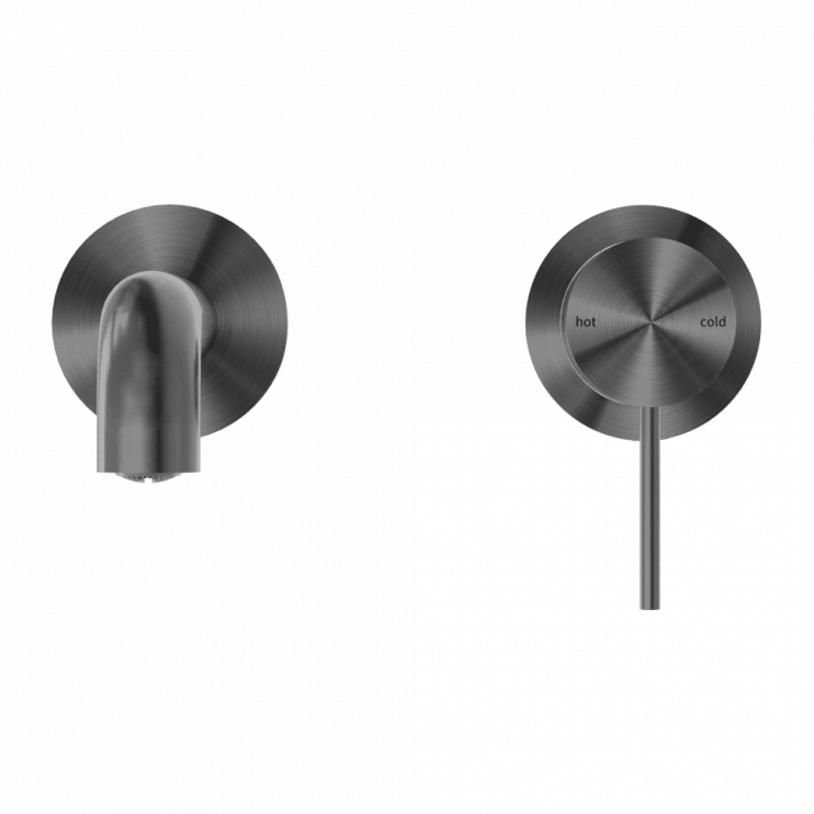 Смеситель для раковины Lotis Mone 1002BMB встраиваемый, цвет black metal brass