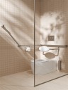 Ершик для унитаза Lotis Mone 1080BN подвесной, цвет brushed nickel