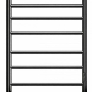 Полотенцесушитель, электрический, Аврора П8 500x600 диммер справа, Lotis, цвет: графитовый