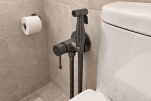 Гигиенический душ Lotis Mone 1043BMB, цвет brushed metal brass PVD