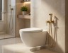 Гигиенический душ Lotis Mone 1043BB, цвет brushed brass PVD