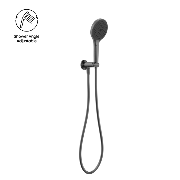 Душевой гарнитур, Lotis, цвет: оружейный металл