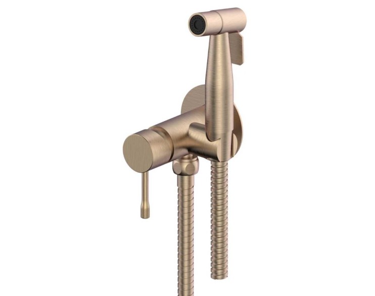 Гигиенический душ Lotis Mone 1043CB, цвет copper brushed PVD