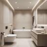 Ванна из искусственного камня Lotis Ando 170x80см, отдельностоящая, Solid Surface, цвет белый матовый
