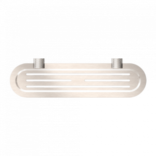 Полка для ванной комнаты, Lotis, цвет: никель